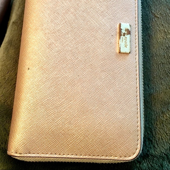 Kate Spade Felix Newbury Saffiano Rose Gold Purse - Picture 15 of 15